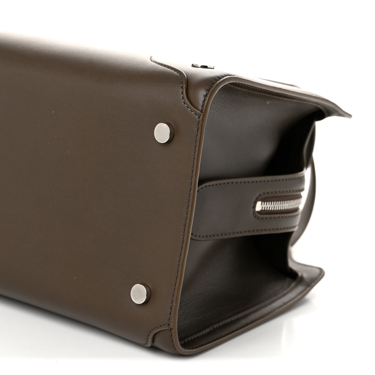 Loro Piana Smooth Calfskin Medium Sesia Taupe 9 of 9