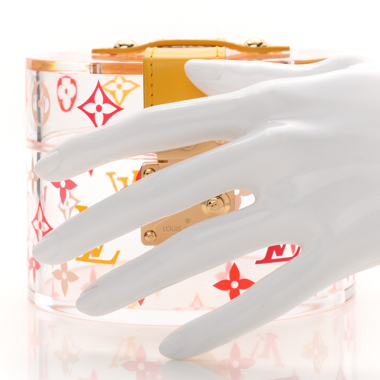 Transparent Plexiglass Box Scott Yellow