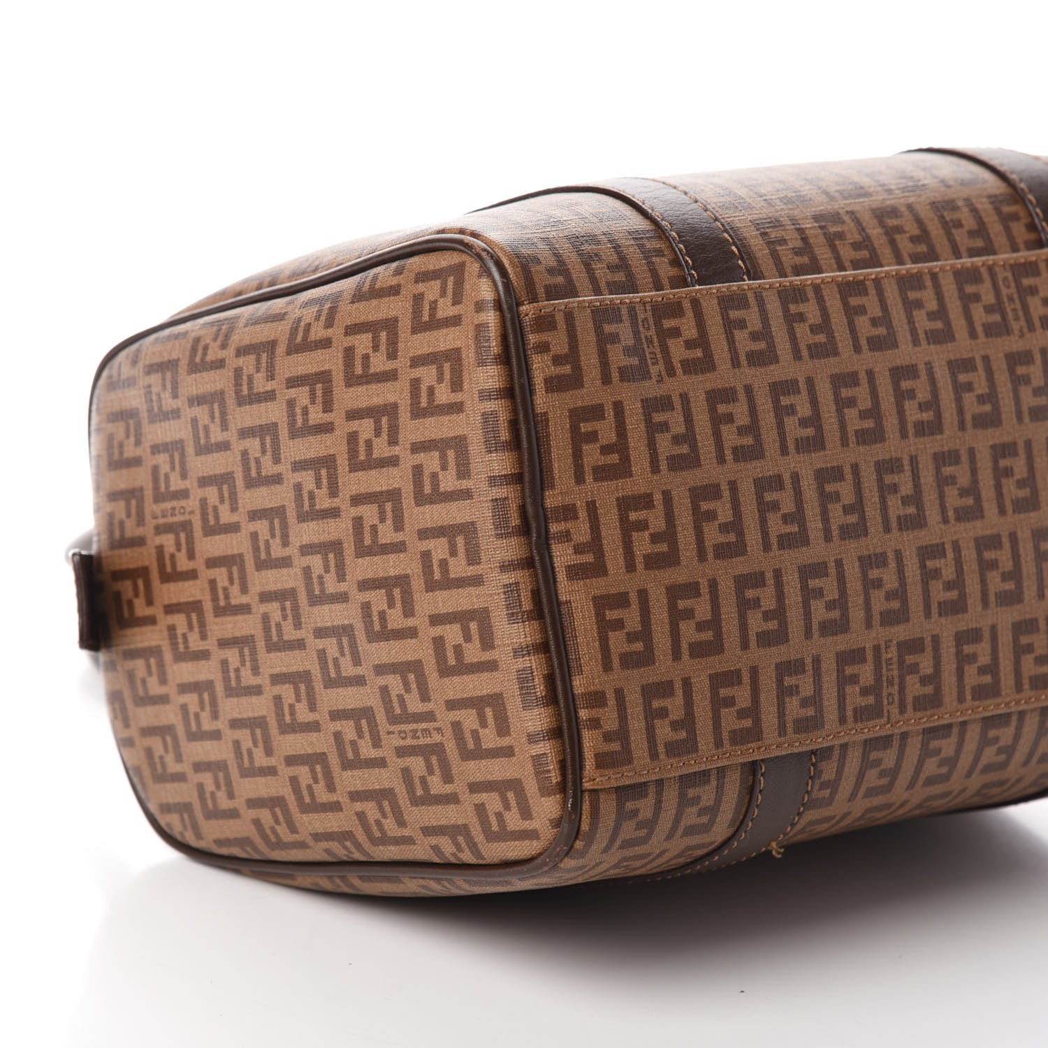 Fendi Zucchino Spalmati Vitello Boston Nocciola Castagna 8 of 9