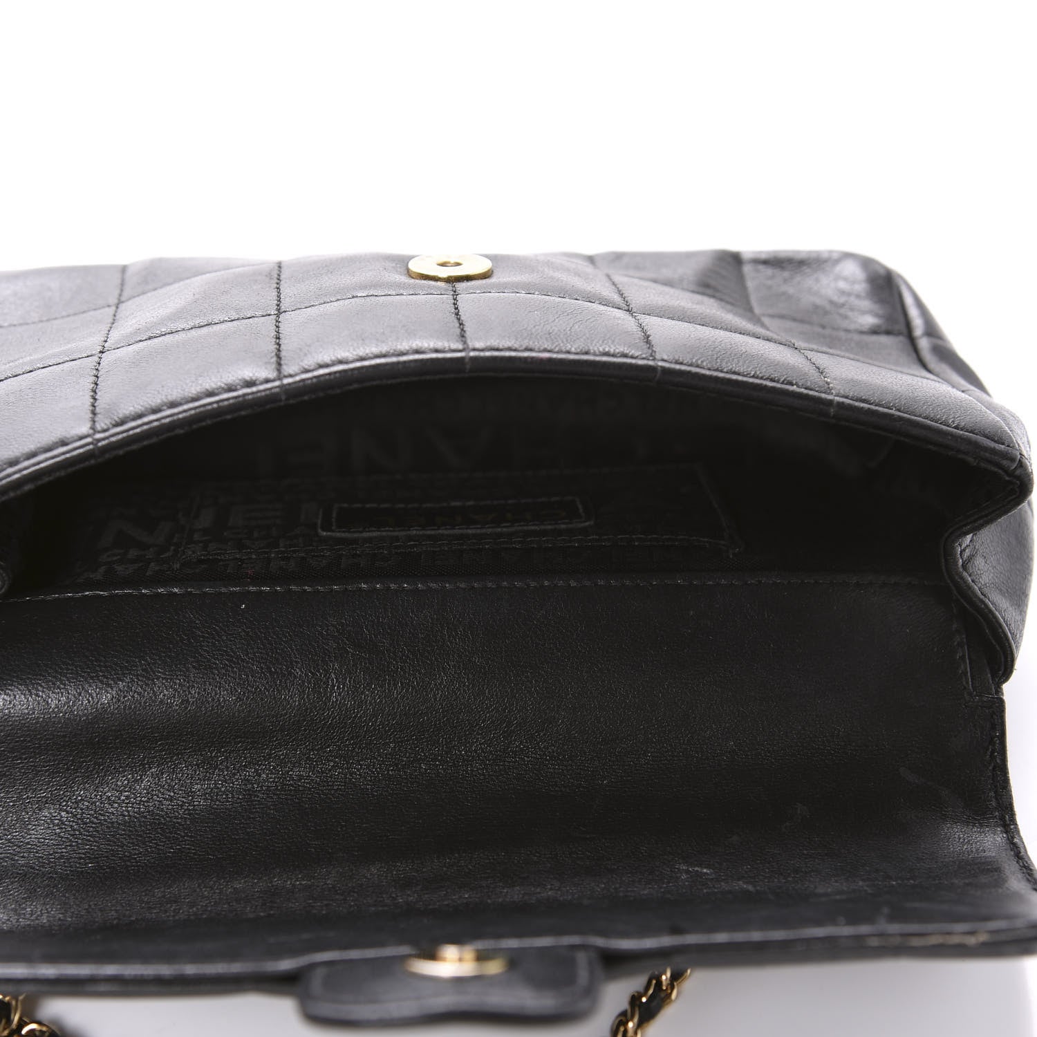 Chanel Lambskin Quilted Mini Chocolate Bar Camellia Flap Black 5 of 11