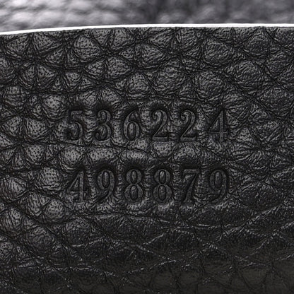 Gucci Pebbled Calfskin Medium Soho Flap Crossbody Black 7 of 14
