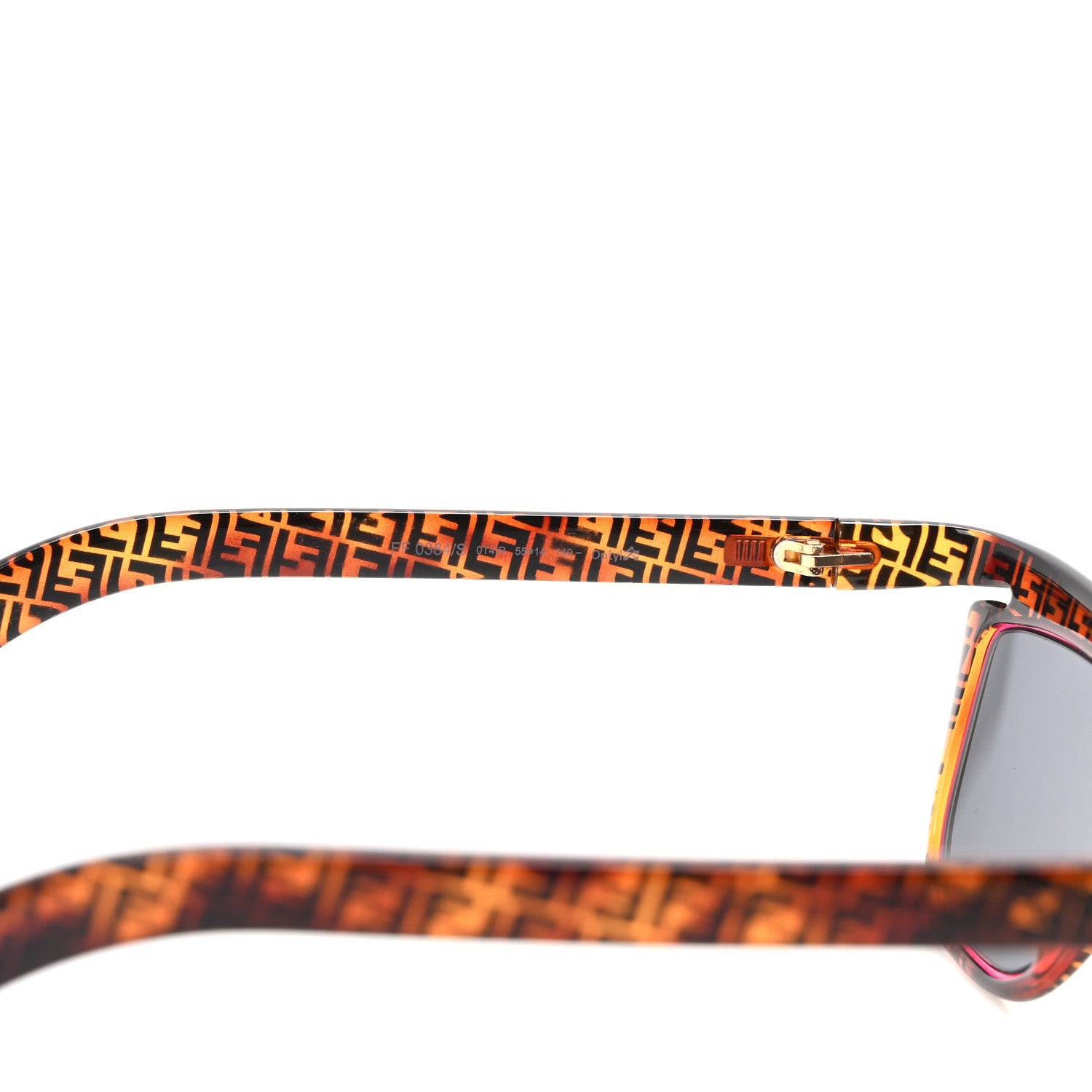 Fendi Acetate Sunglasses FF 0384/S Havana Pink 6 of 6