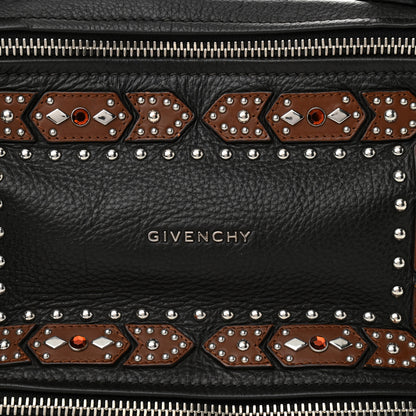 Givenchy Calfskin Small Studded Pandora Black Brown 9 of 11