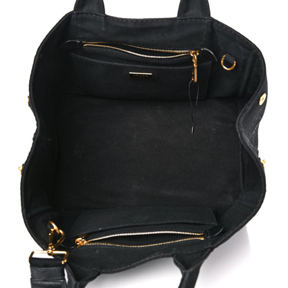 Prada Canapa Logo Tote Black 4 of 18