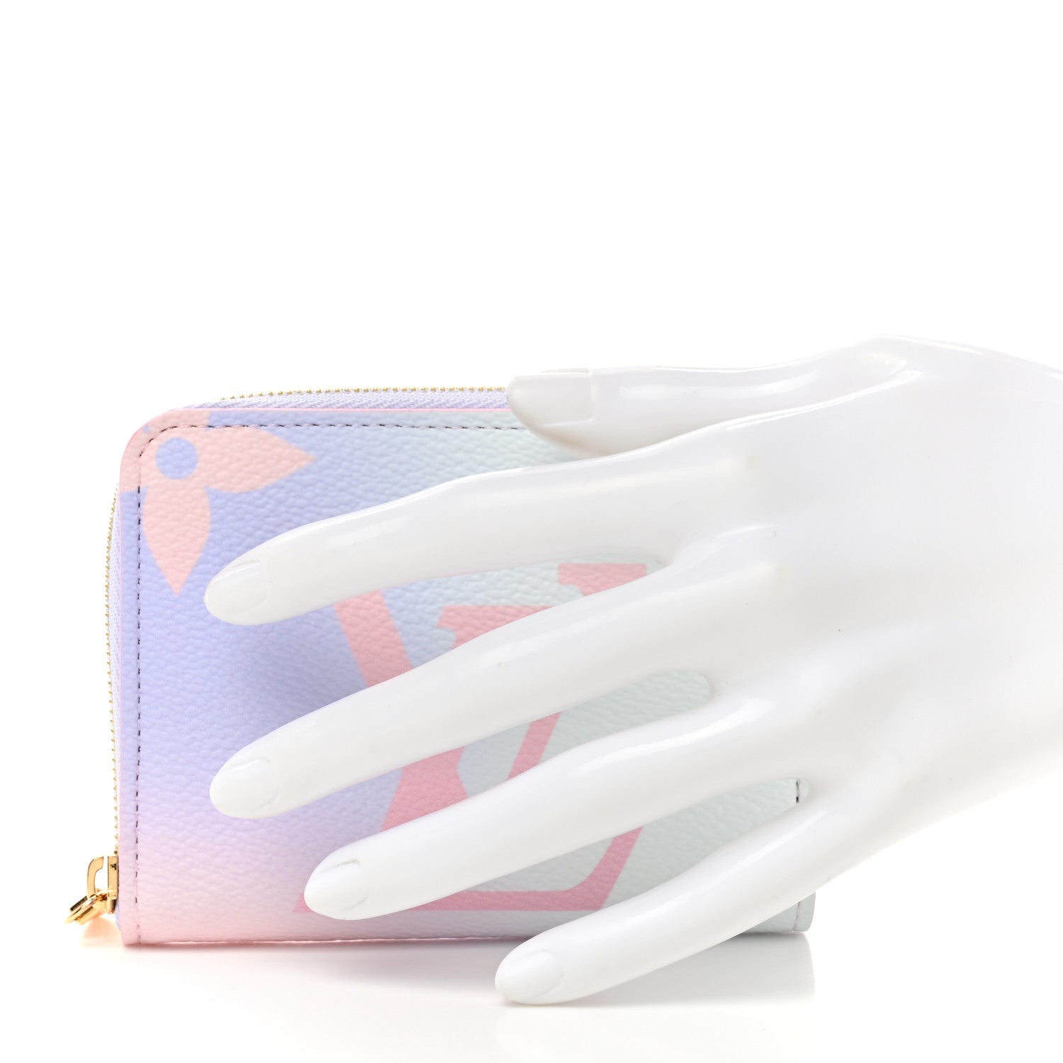 Louis Vuitton Monogram Giant Spring In The City Zippy Coin Purse Sunrise Pastel 2 of 7