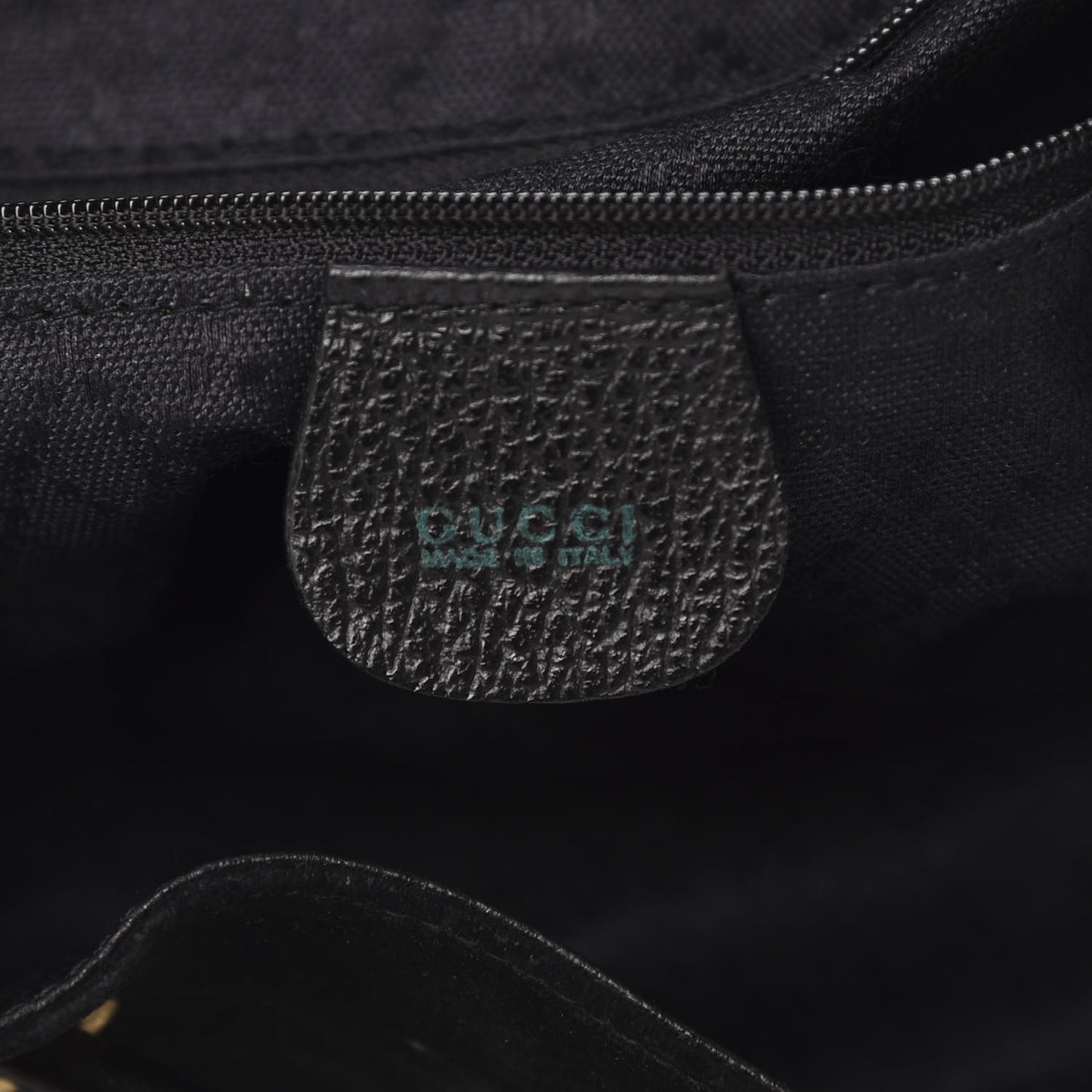 Suede Bamboo Backpack Black