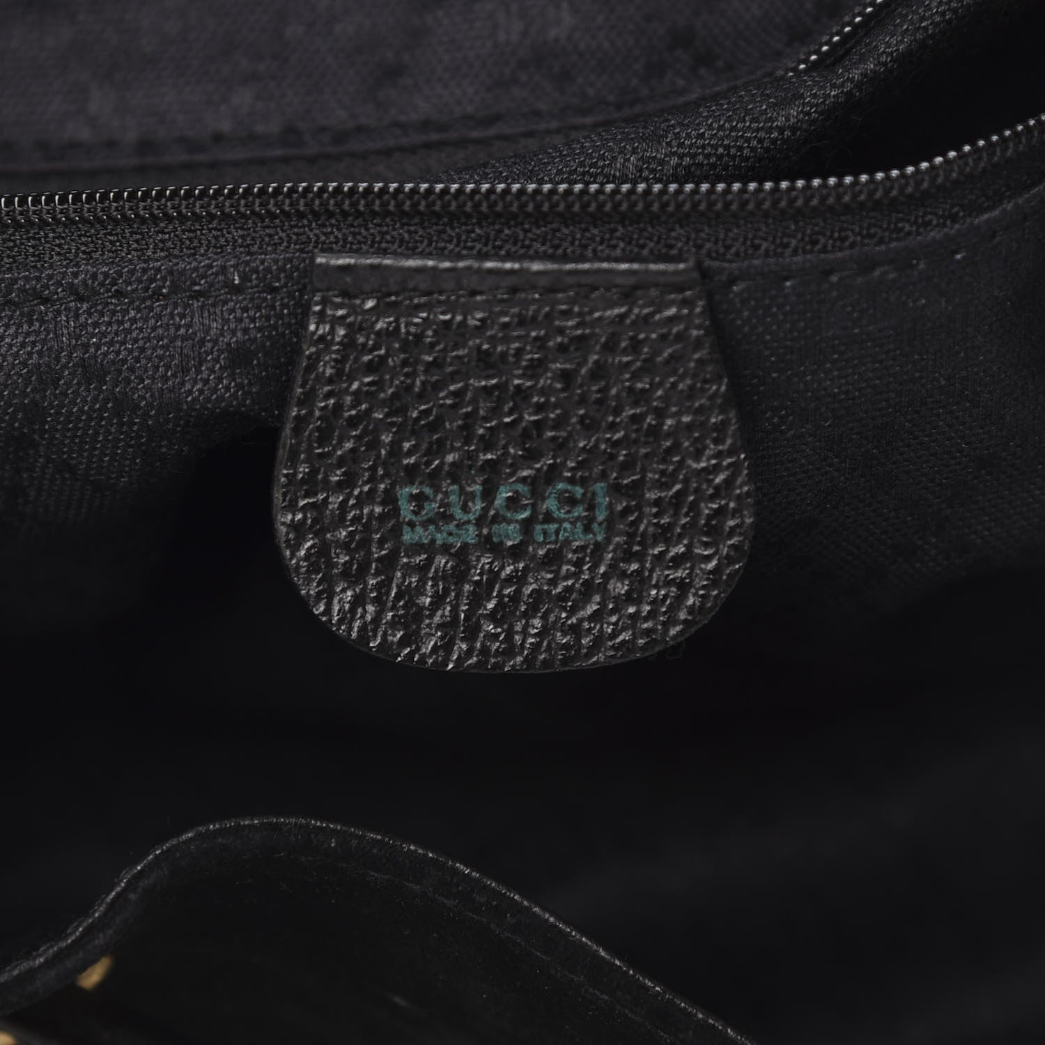 Gucci Suede Bamboo Backpack Black 5 of 14