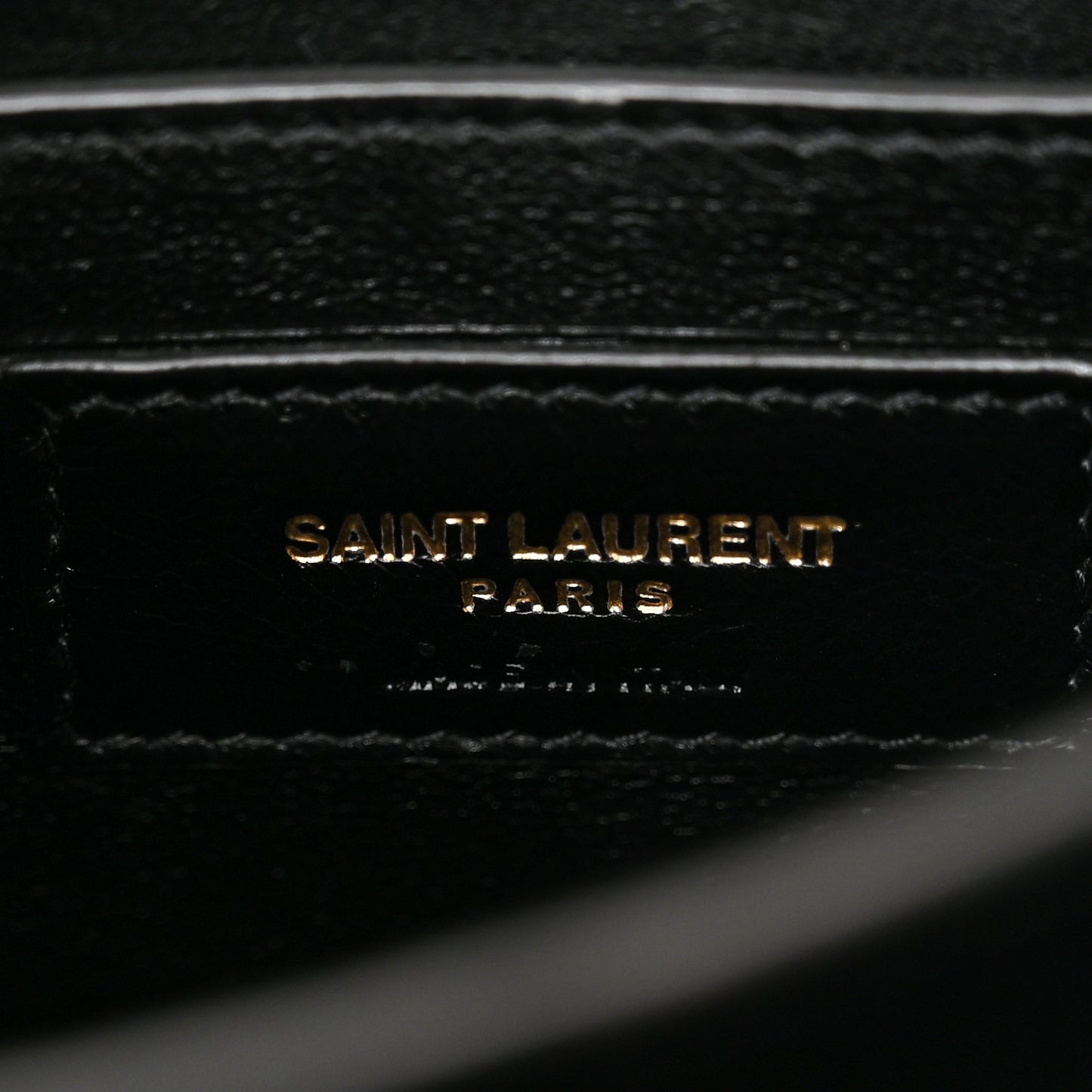SAINT LAURENT Grain de Poudre Mini Classic Monogram Cassandra Top Handle Pebble