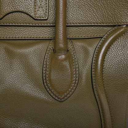 Celine Drummed Calfskin Mini Luggage Jungle 15 of 20