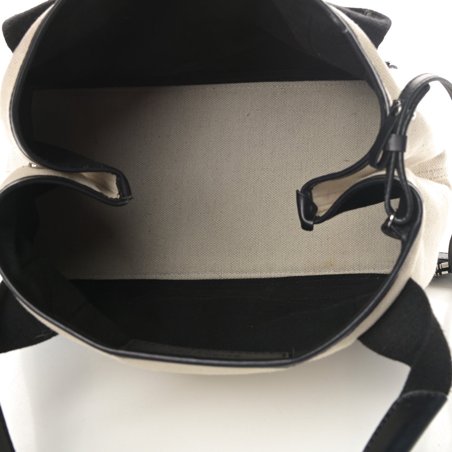 Balenciaga Canvas S Navy Cabas Natural Black 6 of 15