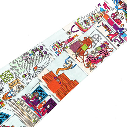 Hermes Silk La Maizeon des Carres Twilly Aqua Vert d Eau Rose 3 of 4