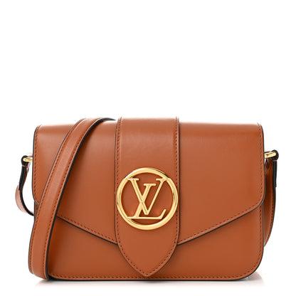 Louis Vuitton Smooth Calfskin LV Pont 9 Golden Siena 1 of 10