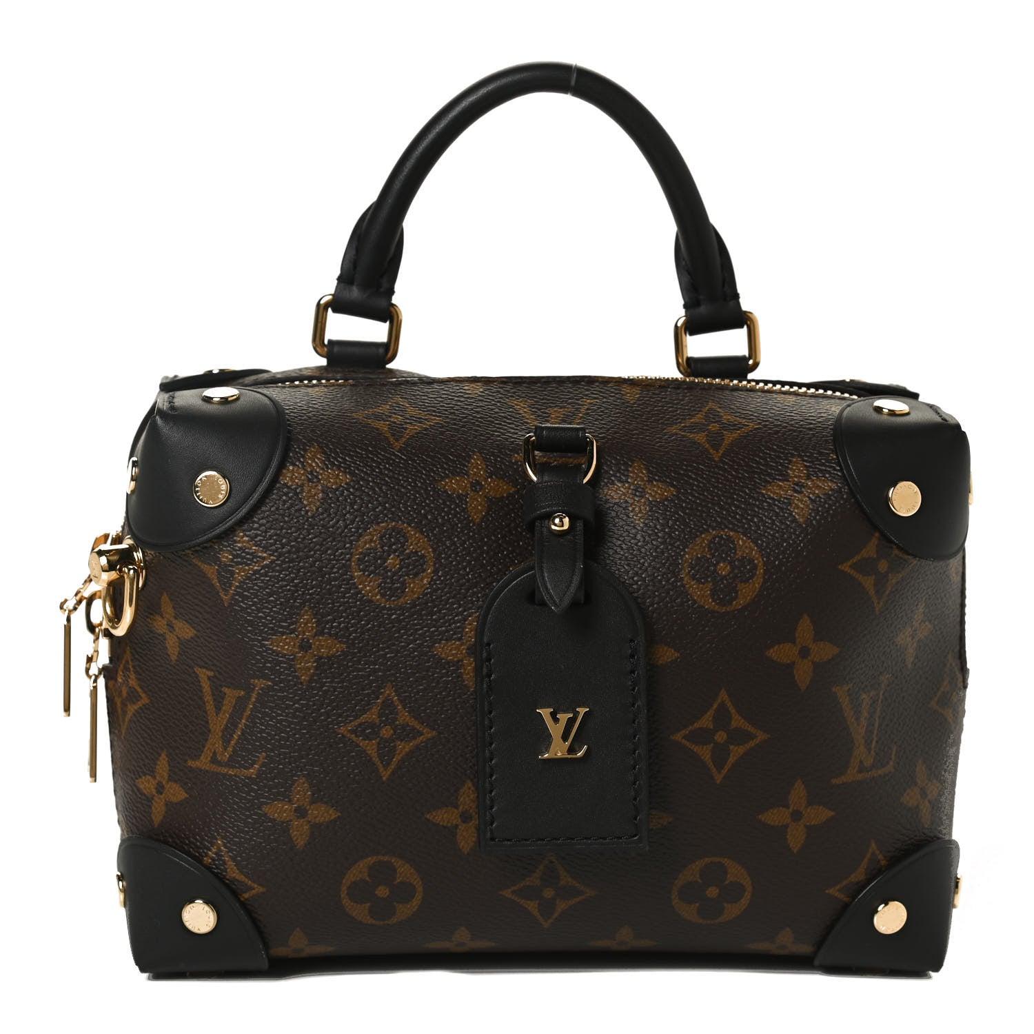 Louis Vuitton Monogram Petite Malle Souple Black 1 of 11