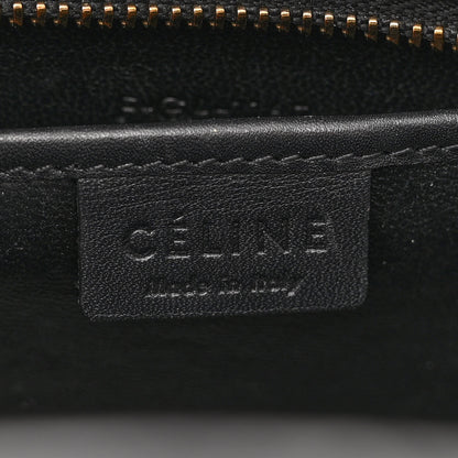 Celine Tartan Calfskin Nano Luggage Red Blue 6 of 18