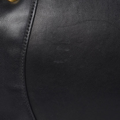 Prada Soft Calf Chain Tote Black 10 of 13