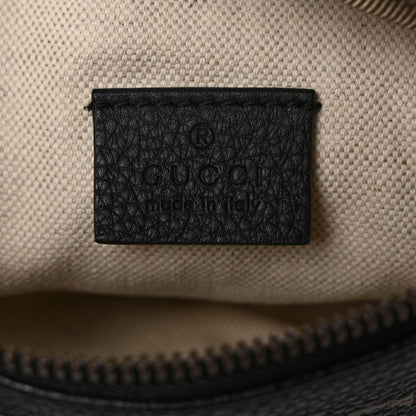 Gucci Grained Calfskin Small Logo Belt Bag Black 6 of 9
