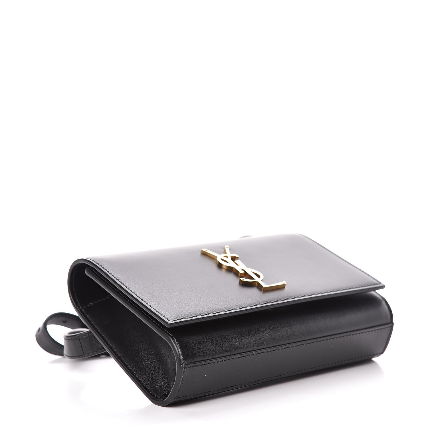 Saint Laurent Smooth Calfskin Monogram Kate Belt Bag Black 4 of 10