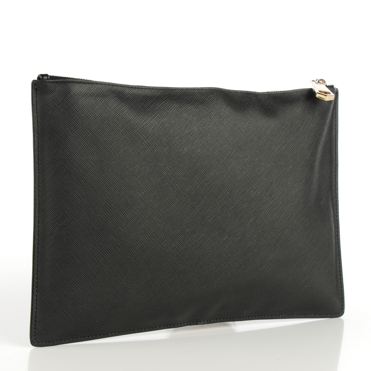 Givenchy Textured Coated Canvas Madonna Print Large Flat Zip Pouch 3 of 7