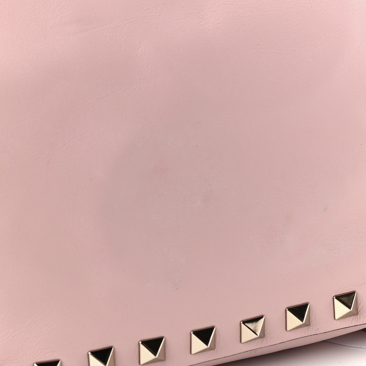 Valentino Garavani Pebbled Calfskin Mini Rockstud Tote Water Rose 13 of 13