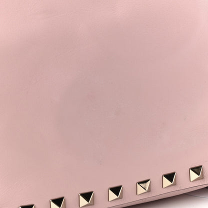 Valentino Garavani Pebbled Calfskin Mini Rockstud Tote Water Rose 13 of 13