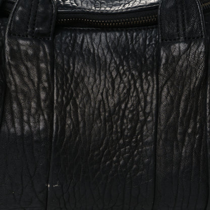 Alexander Wang Pebbled Lambskin Rockie Black Iridescent Hardware 6 of 10