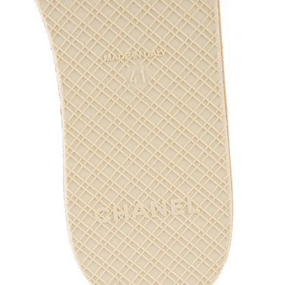 Chanel Rubber CC Thong Sandals 41 Pink 6 of 8