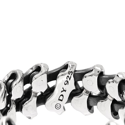 David Yurman Sterling Silver Armory Band Ring 61 9.5 4 of 4