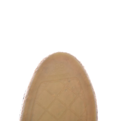 Chanel Lambskin Espadrilles 38 Navy Black 7 of 16