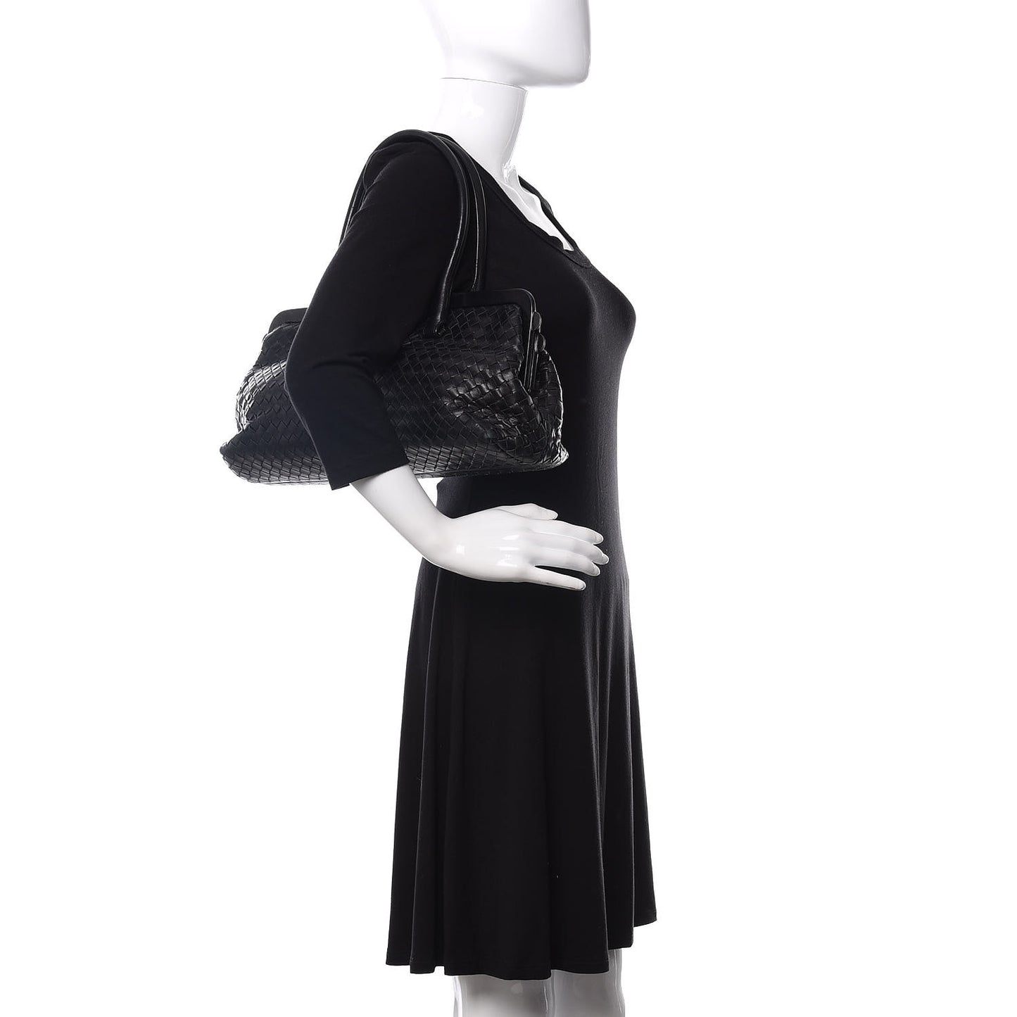 Nappa Intrecciato Doctor Bag Black