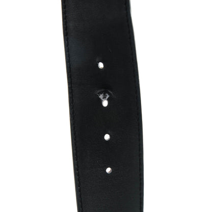 Hermes Chamonix Tadelakt 42mm Clou De Paris Belt 95 Black 5 of 9