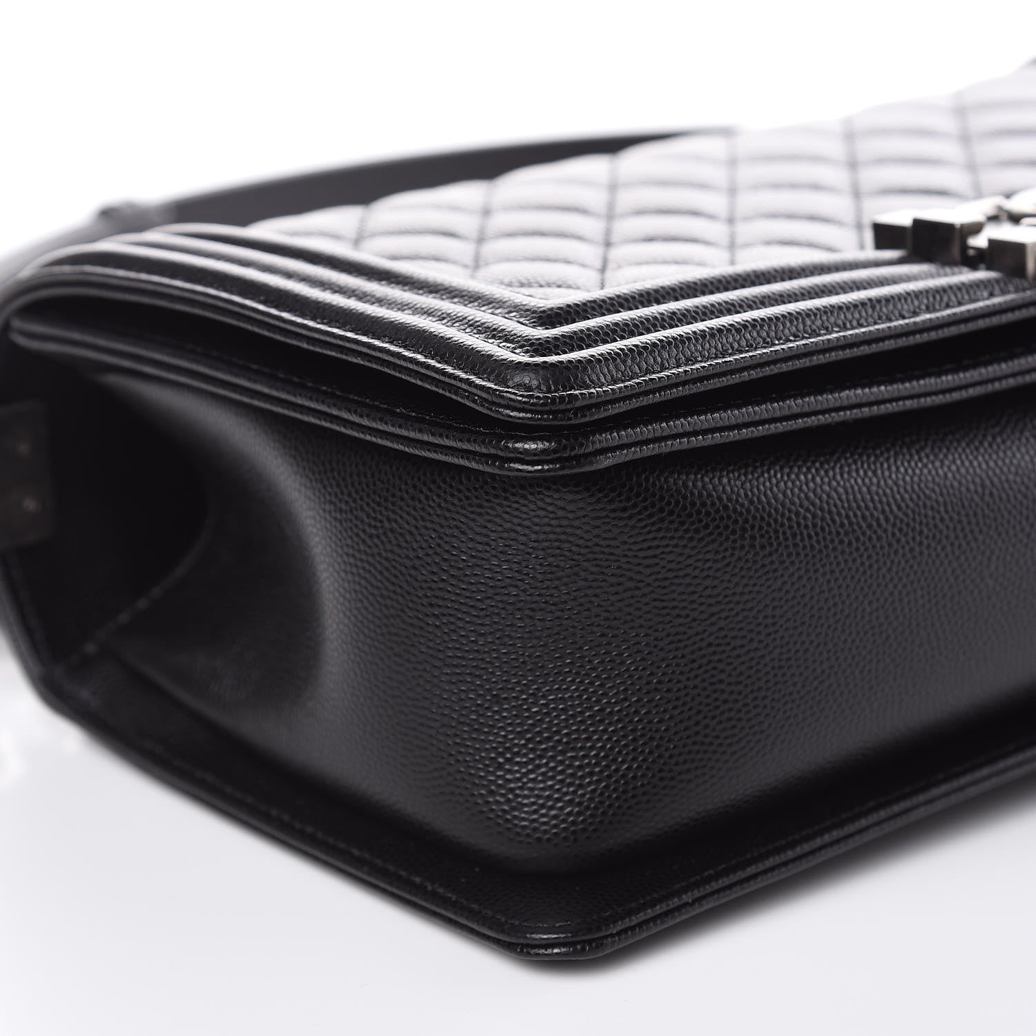Chanel Caviar Quilted Medium Boy Flap Black 8 of 10