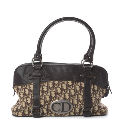 Christian Dior Monogram Traveler Satchel Brown 1 of 8