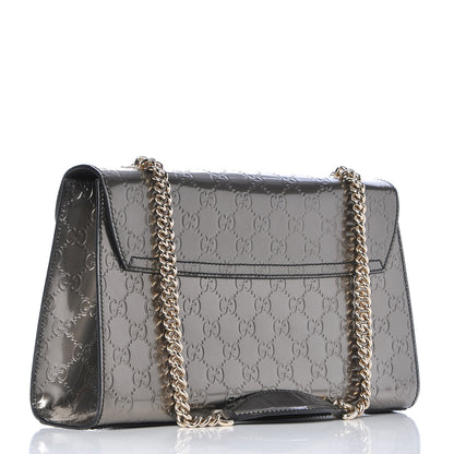 Gucci Shine Guccissima Medium Emily Chain Shoulder Bag Sasso 4 of 15