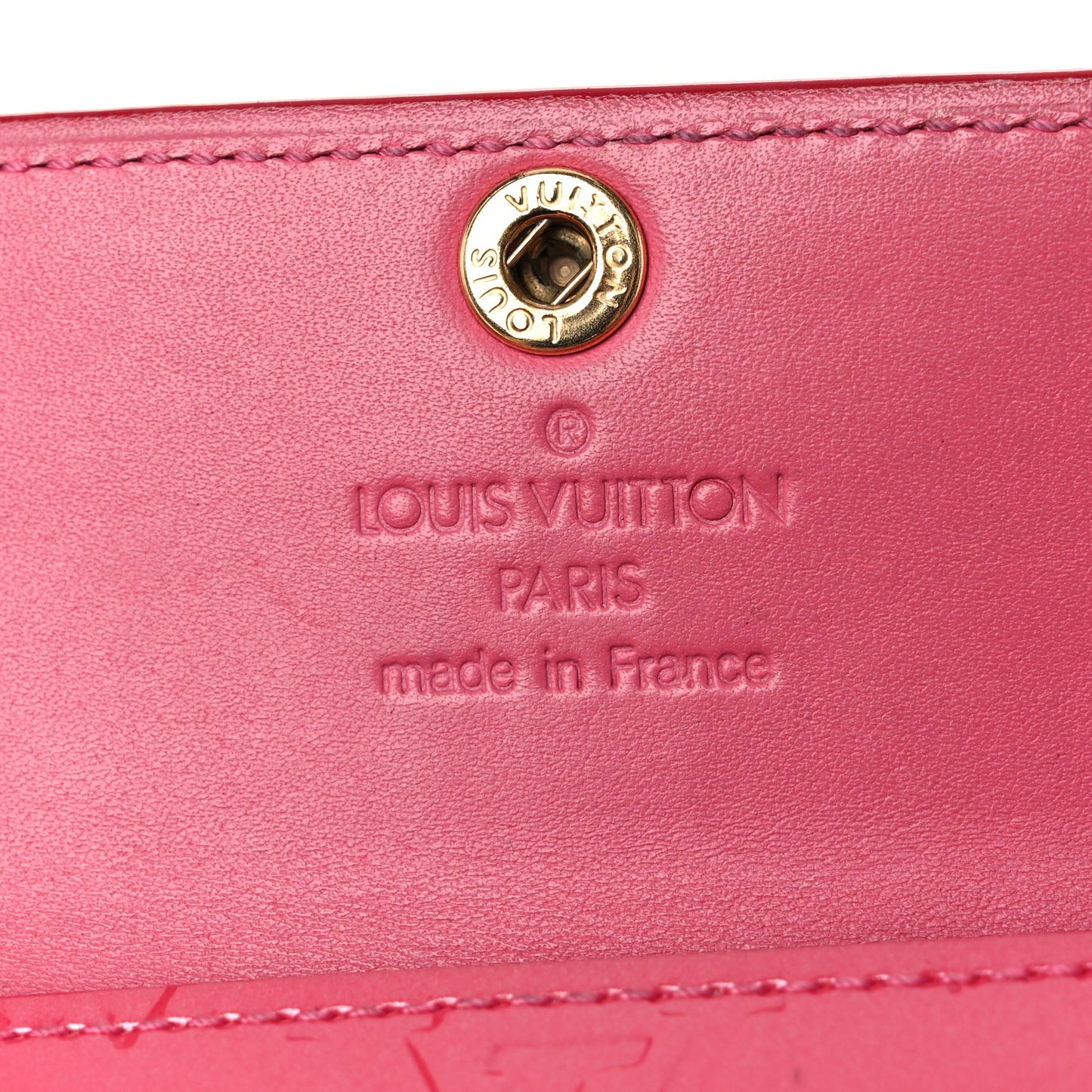 Vernis Business Card Holder Framboise