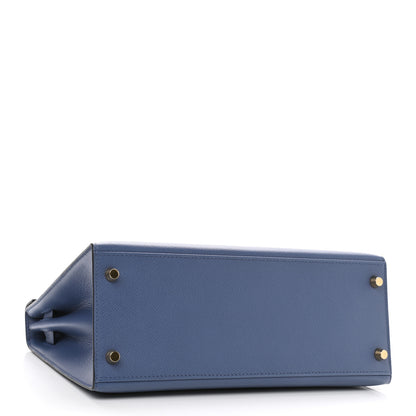 Hermes Epsom Kelly Sellier 28 Bleu Brighton 4 of 10