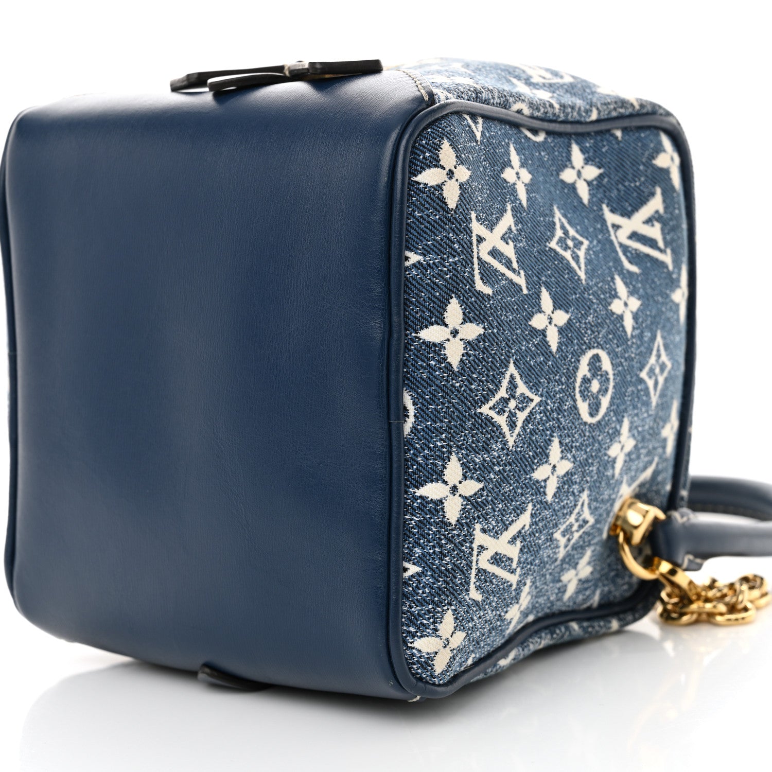 Louis Vuitton Monogram Jacquard Denim Square Bag Bleu 9 of 10
