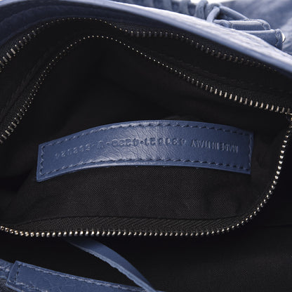 Balenciaga Agneau Classic Silver Hardware S City Denim Blue 7 of 9