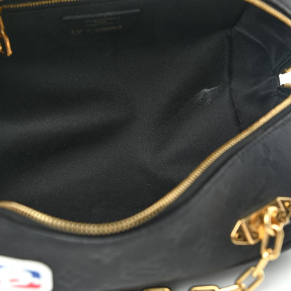 Louis Vuitton X NBA Calfskin Monogram Embossed Cloakroom Dopp Kit Black 4 of 6