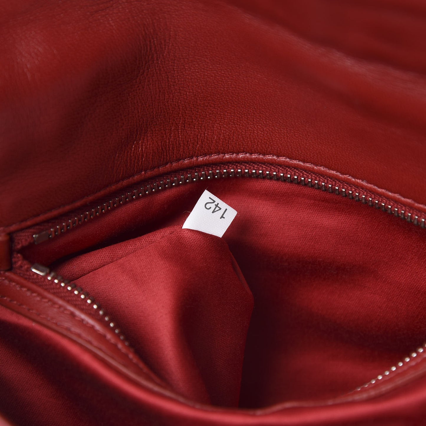 Vichy Crystal Flap Shoulder Bag Rosso