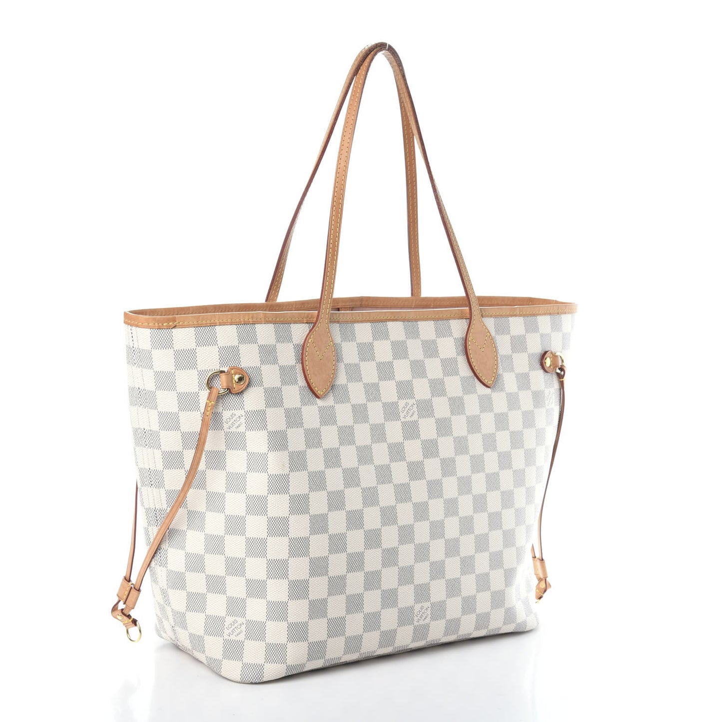 Damier Azur Neo Neverfull MM Rose Ballerine