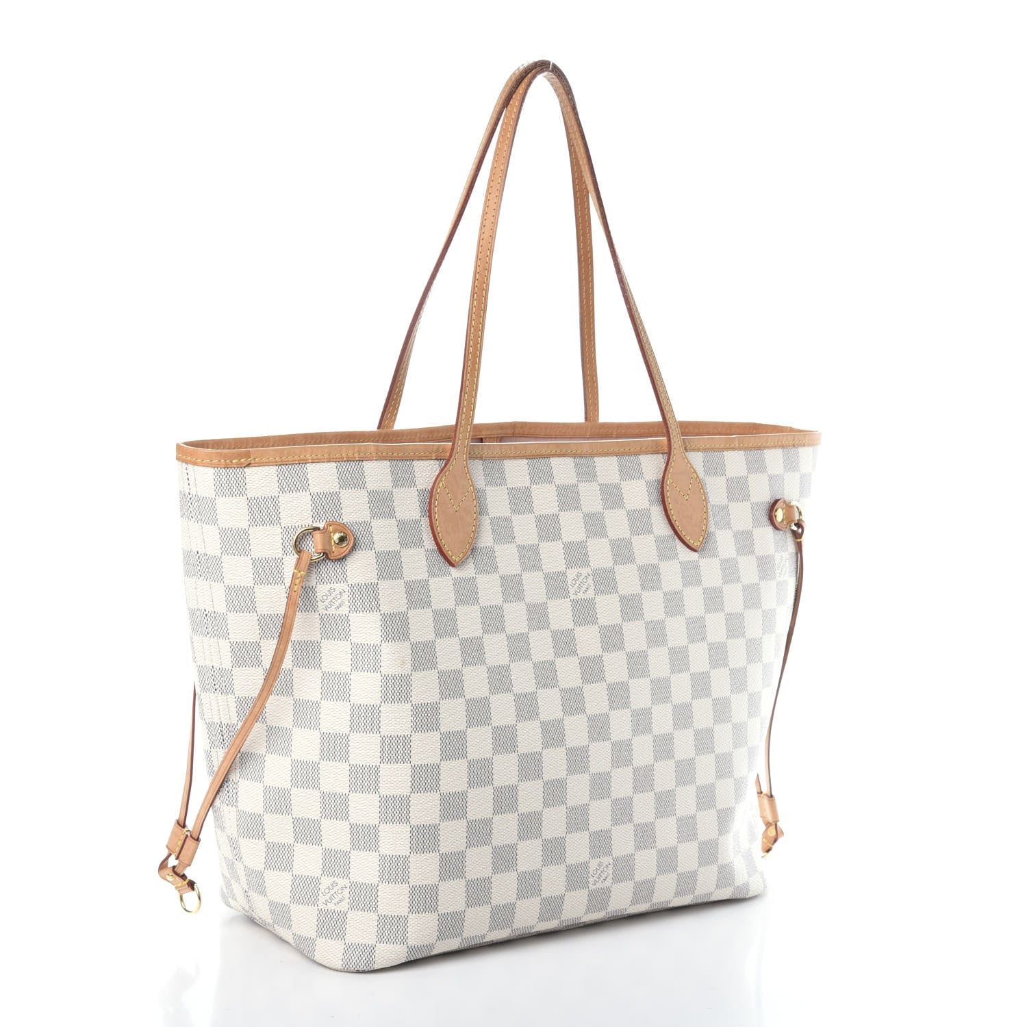 Louis Vuitton Damier Azur Neo Neverfull MM Rose Ballerine 3 of 10