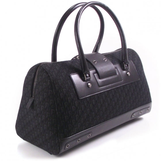 Christian Dior Monogram Bowler Tote Black 3 of 11