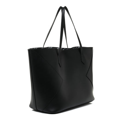 Givenchy Smooth Calfskin Wing Shopper Tote Black White 4 of 15