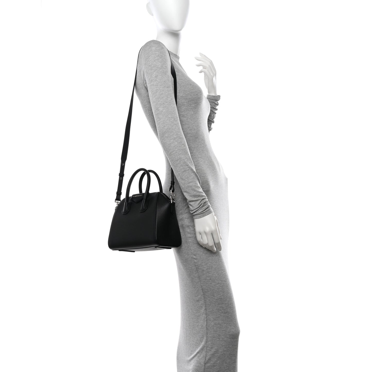 Sugar Goatskin Mini Antigona Black