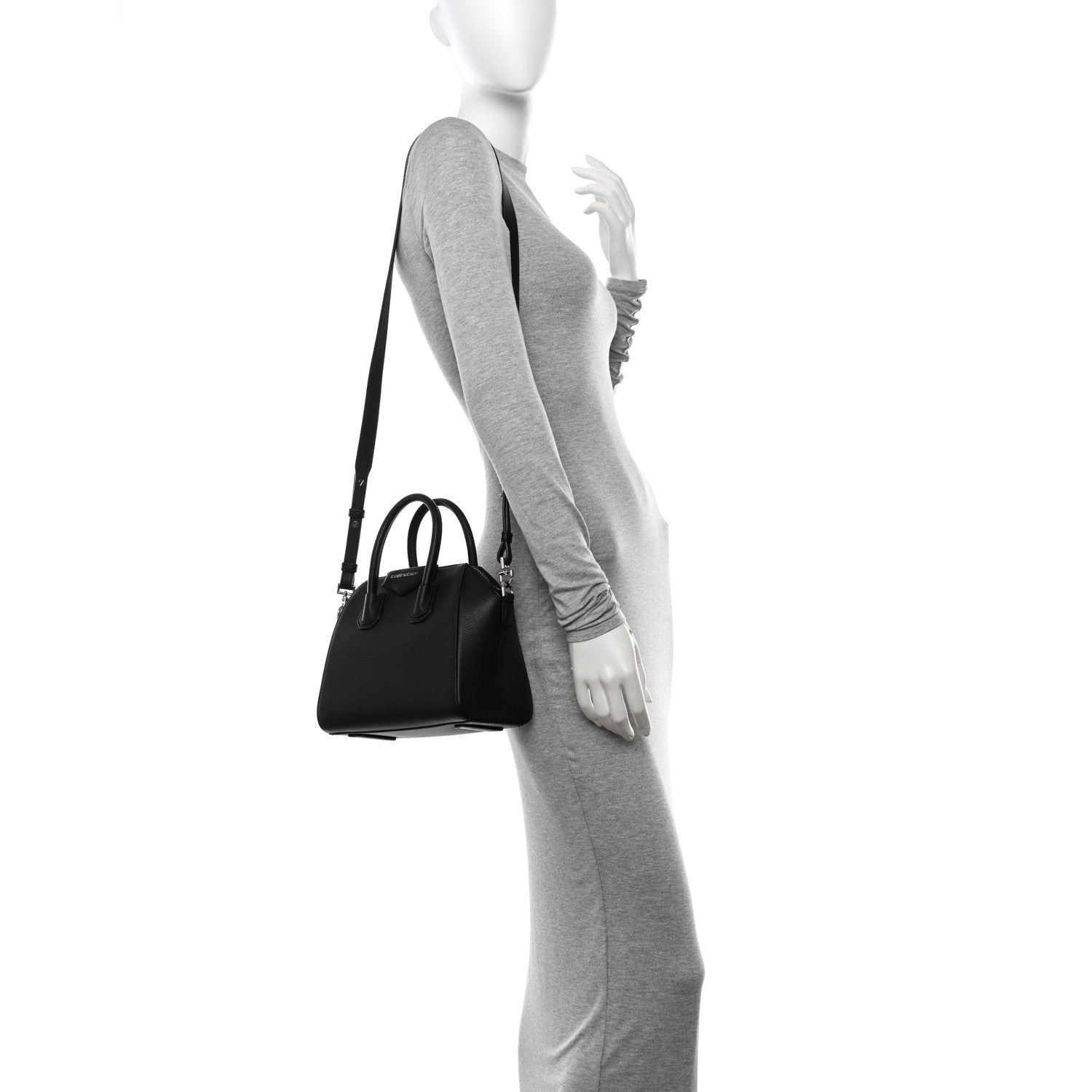 Givenchy Sugar Goatskin Mini Antigona Black 2 of 16