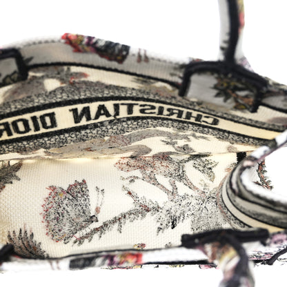 Christian Dior Canvas Jardin Botanique Embroidered Small Book Tote Multicolor 5 of 9