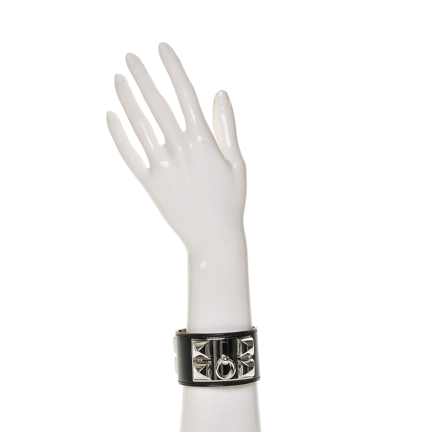 Box Calfskin Collier de Chien CDC Bracelet L Black