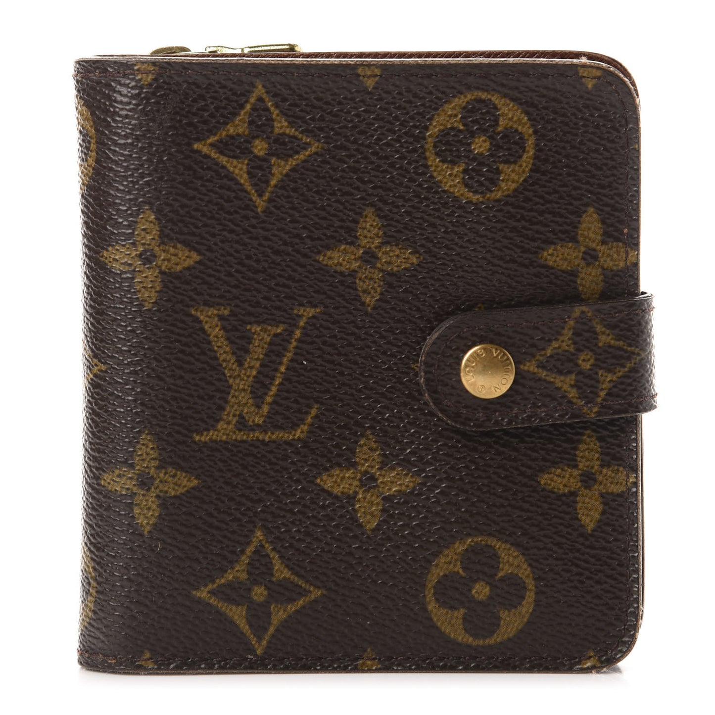 Monogram Compact Zippe Zipped Wallet