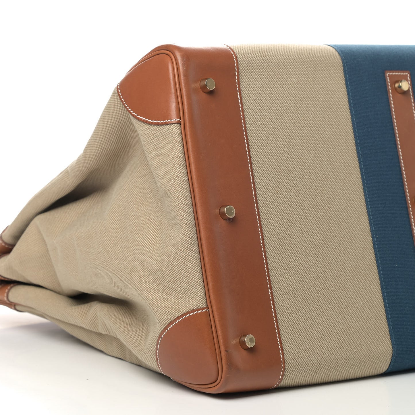 Toile Natural Barenia Flag HAC Birkin 50 Fauve