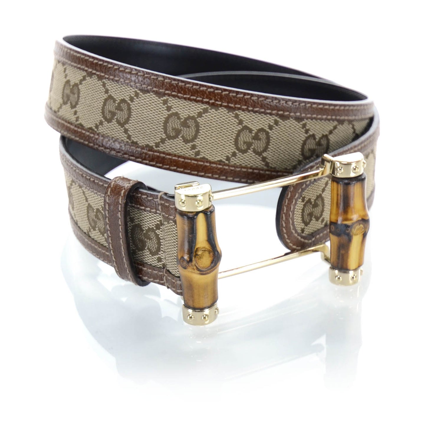 Monogram Bamboo Belt 80 32